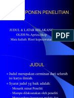 izaJUDUL & LATAR BELAKANG