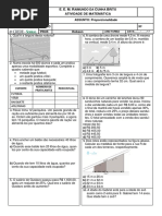 ATIVIDADE PROPORCINALIDADE