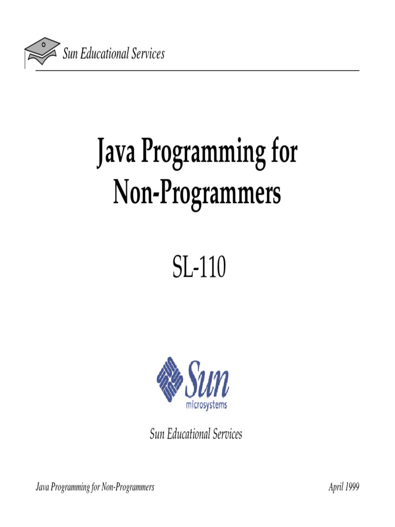 SL110 Revb.1 0499 OH | PDF | Java (Programming Language) | Object ...