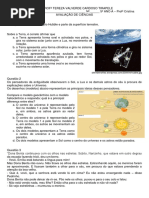 Cristina - 5º Ano Avaliação de Ciências Imprimir