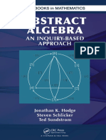 Hodge, Jonathan K. Schlicker, Steven Sundstrom, Ted Abstract Algebra An Inquiry Based Approach PDF