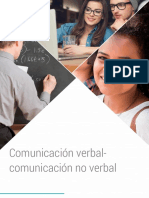 Comunicación verbal vs no verbal