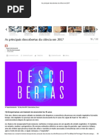 As Principais Descobertas Da Ciência Em 2017