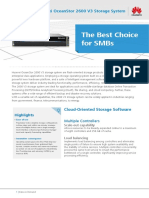 Huawei OceanStor 2600 V3 Storage System Data Sheet