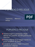 Porijeklo Religije