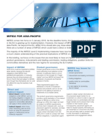 Mifid2 For Asia-Pacific: Impact of Mifid2 Product Governance Mifid2: Key Issues For Apac Firms