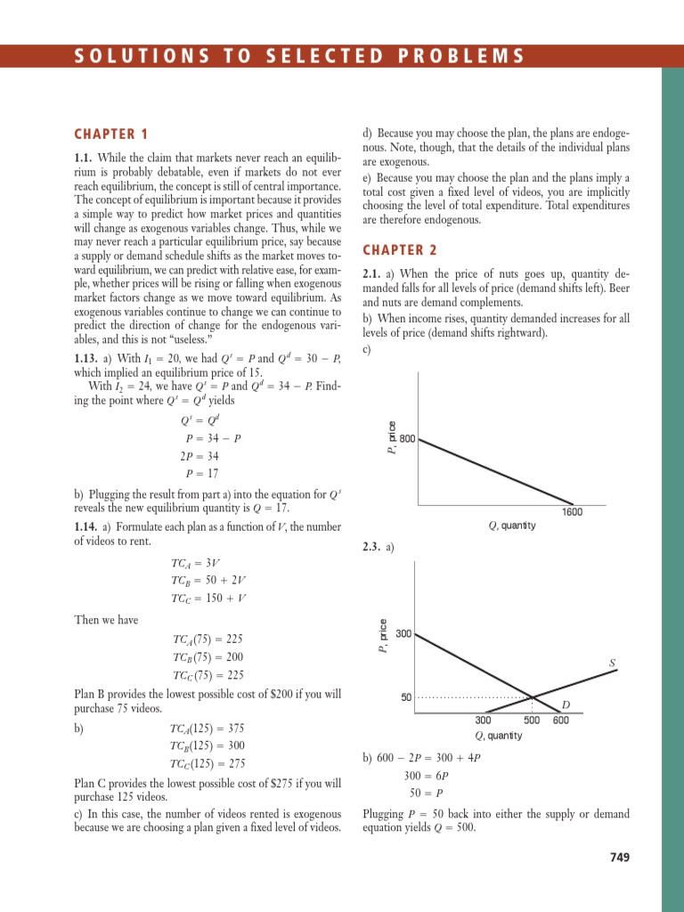 Equilibrium Analysis and Consumer Choice | PDF | Production Function ...