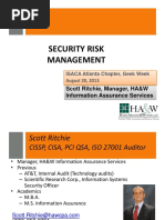 Security Risk Management