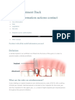 Implant Treatment Back