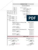 W M W W: Design of Slab Design Parameter