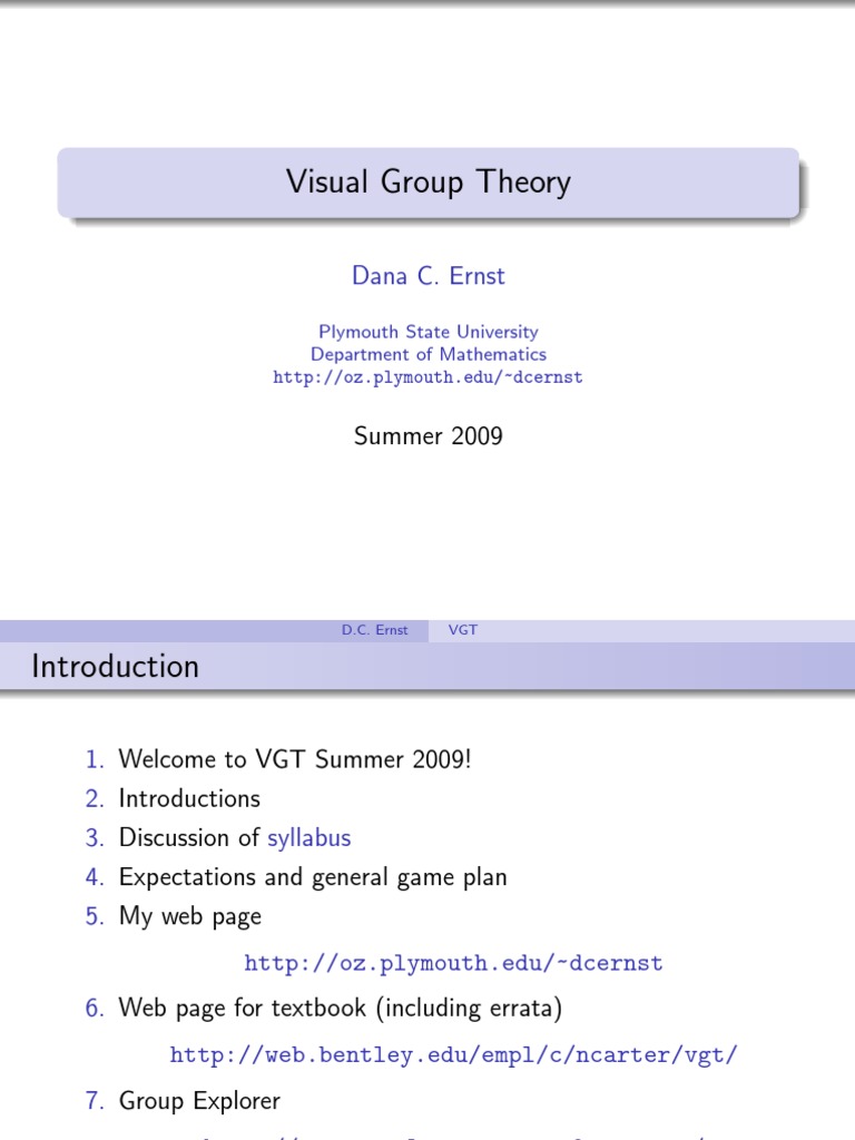 Visual Group Theory Overview | PDF | Group (Mathematics) | Crystal