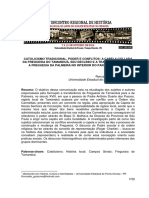 Ronualdo da Silva Gualiume-Catolicismo Tradicional,Poder e Conflitos:A Capela Collada da Freguesia do Tamanduá,Seu Declínio e a Transferência para a Freguesia da Palmeira no Interior do Paraná (1813-1837)