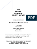 2005 Annual Municipal Salary Survey (Mississippi)