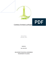 Control System Lab Manual Revised Version Winter 2017