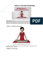 Sitting Poses in Yoga and Pranayama