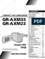 JVC Compact VHS Video Recorder Graxm33 m23