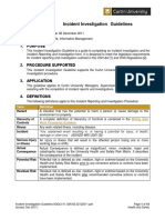 Incident Investigation Guideline