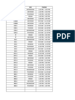 CSE & IT Class Timetable