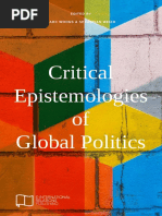 Critical Epistemologies of Global Politics E IR PDF