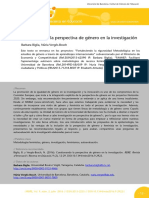 Biglia, B y Vergés N 2016 Cuestionando La Perspectiva de Género en La Investigación