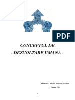 Dezvoltare Umana