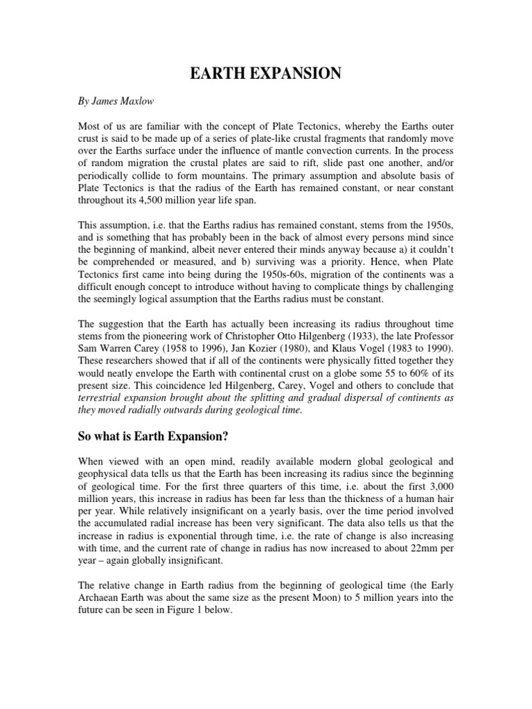 What Is Earth Expansion | PDF | Plate Tectonics | Earth