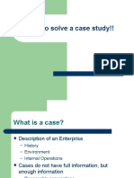 How To Solve A Case Study