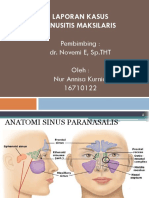 Sinusitis Maksilaris: Laporan Kasus dan Tatalaksana