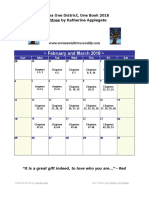 Odob 18 Calendar