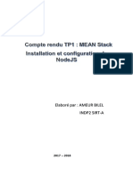 Compte Rendu Tp1 Mean Stack - Ameur Bilel - Sirt A