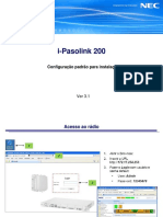 iPasolink200 Configuração padrão