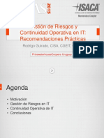 CIGRAS-2015.09.09-09-Gestion de Riesgos y Continuidad Operativa de IT Recomendaciones Practicas-Rodrigo Guirado.pdf