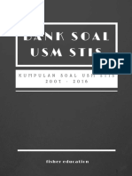 Bank Soal Usm Stis 2007 - 2016