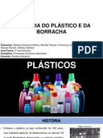 A indústria do plástico e da borracha: matérias-primas, processos de fabricação e aplicações