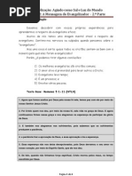 A mensagem do evangelizador - 2.ª Parte