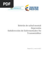 Boletín de Salud Mental Depresión