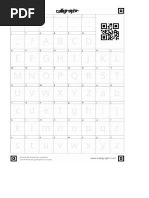Calligraphr Template