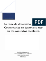 La Zona de Desarrollo Próximo. Comentarios en Torno A Su Uso en PDF