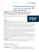 2015 The Amsterdam wrist rules; the multicenter prospective derivation and external validation of a clinical decision rule for the use of radiography in acute wrist trauma.pdf