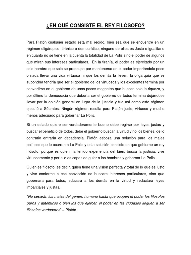 El Rey Filósofo PDF
