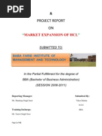 Download HCL Project Report by Vikas Kumar SN37110796 doc pdf