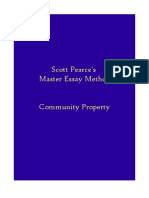 Essay Approach - Community Property