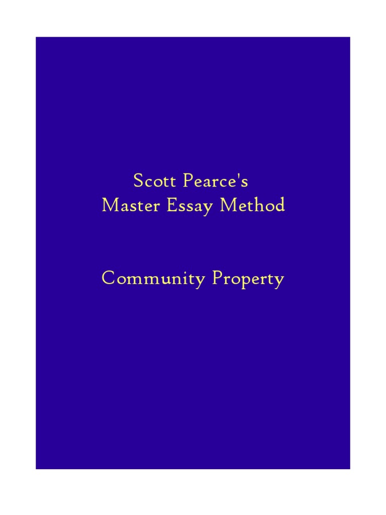 Real property outline bar exam picture