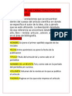 Cuales Son Las Caracteristicas Del Formato Apa