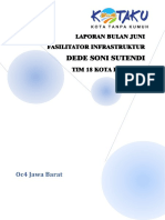 Lapbul Infrastruktur Bulan Juni '17 Tim 18