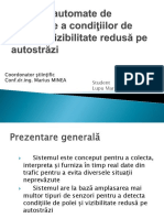 Sisteme Automate de Avertizare A Condiţiilor de Polei Şi Ceaţă Lupu Gabriela