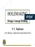 4.3 Hole Making Design Concept Drilling