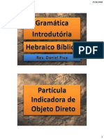 Hebraico 1 - C - PK3 - A Partícula Indicadora Do Objeto Direto e o Daguesh - p.30-31