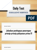Daily Test Exellent Service
