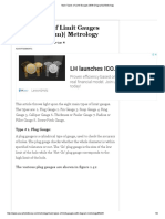 Main Types of Limit Gauges (With Diagram) - Metrology